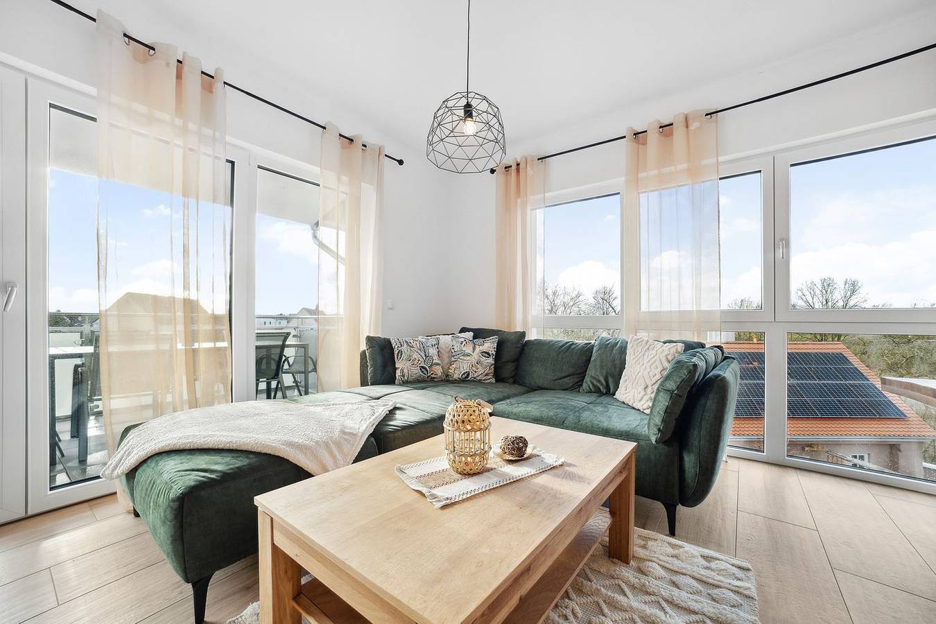 Ganze Wohnung, Exklusives Lifestyle Apartment Boho in Muhr am See mit moderner Ausstattung in Muhr am See, Fränkisches Seenland