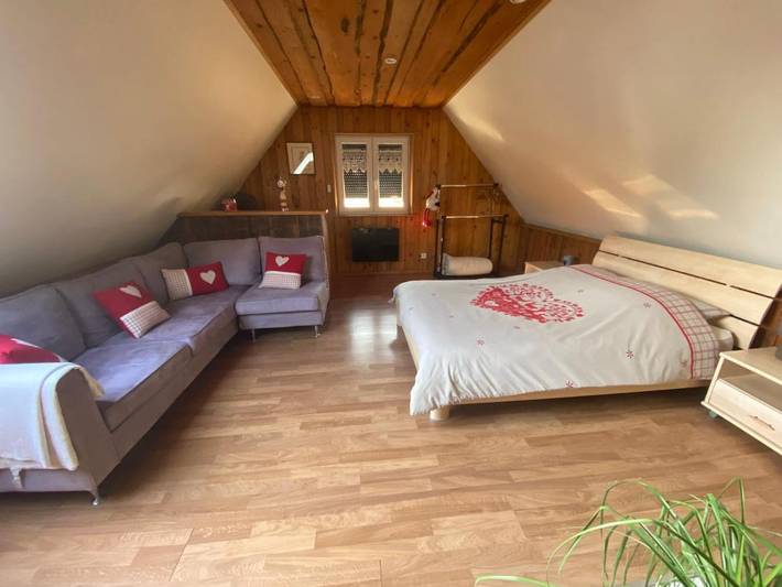 Gîte pour 2 personnes, avec jardin à Sermersheim