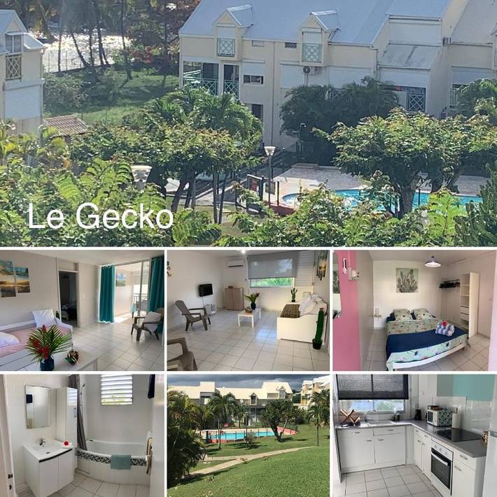 Gîte pour 4 personnes, avec jardin ainsi que vue et piscine dans Plage de Saint-Félix