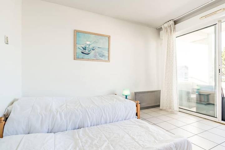 Gîte pour 4 personnes, avec balcon et piscine dans Golf De La Nivelle - 4