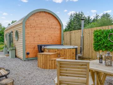 Hütte für 2 Personen, mit Garten, mit Haustier in Schottland