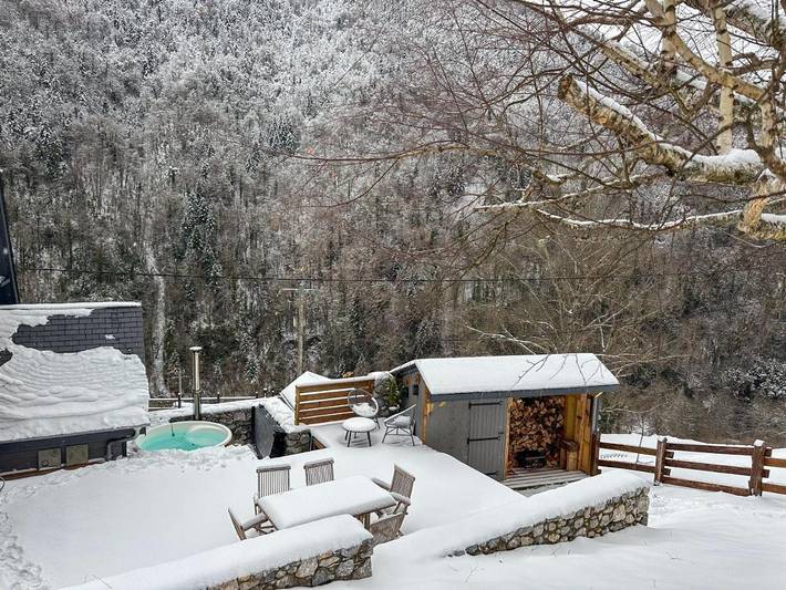 Gîte pour 5 personnes, avec bassin pour enfant et jardin ainsi que jacuzzi et piscine à Boutx - 3