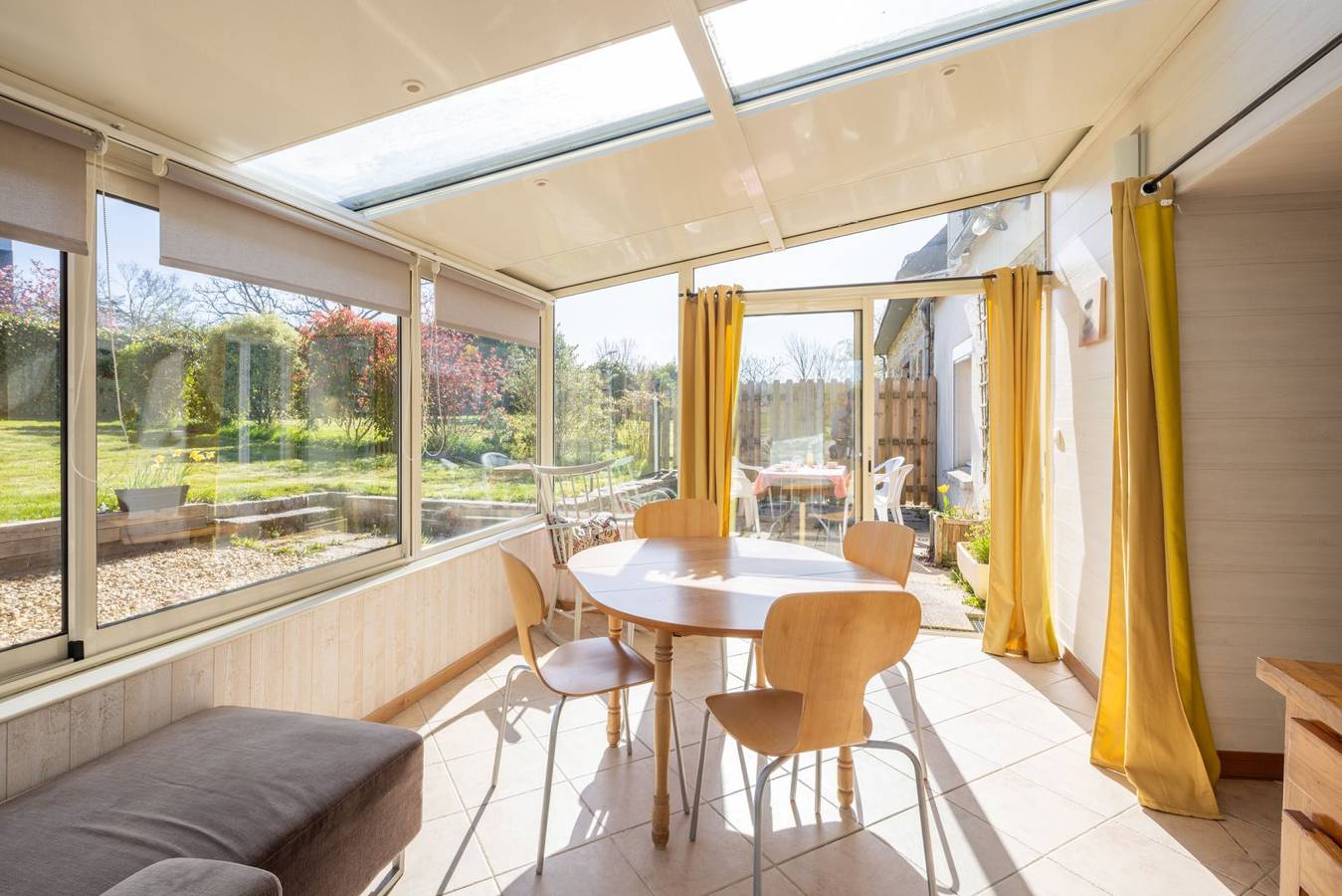 Ferienhaus 'Le Jardin De Léonie' mit Privater Terrasse, Privatem Garten und Wlan in Ergué-Gabéric, Quimper und Umgebung