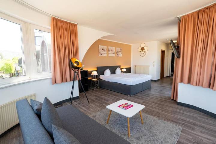 Hotel für 2 Personen, mit Terrasse und Sauna sowie Ausblick