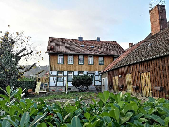 Ferienwohnung für 3 Personen, mit Terrasse und Garten in Blankenburg