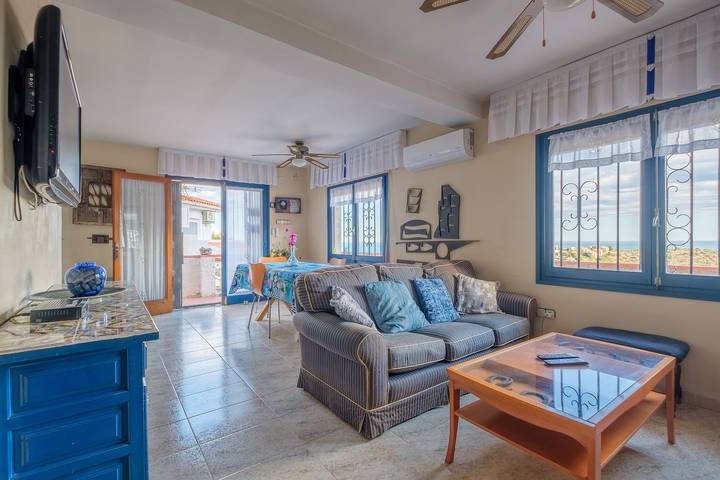 Casa de vacaciones 'Maison Mer Peniscola' con vistas al mar y terraza in Peñíscola, Costa del Azahar