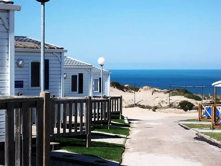 Camping für 7 Personen, mit Pool und Terrasse in Metropolregion Lissabon