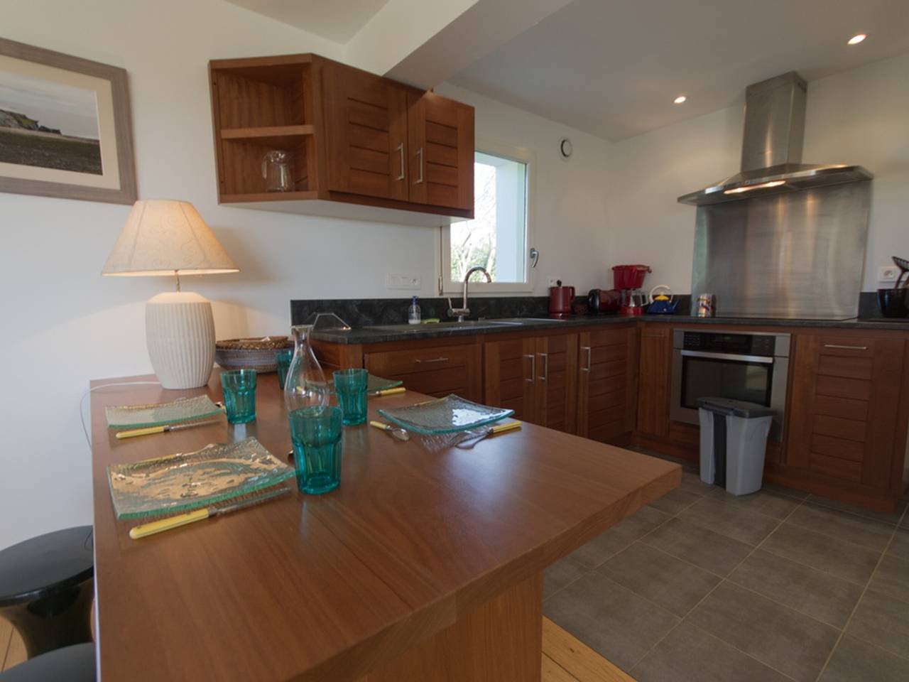 Maison récente 4 chambres, vue mer, jardin, 8 pers in Locmaria, Côte des Mégalithes