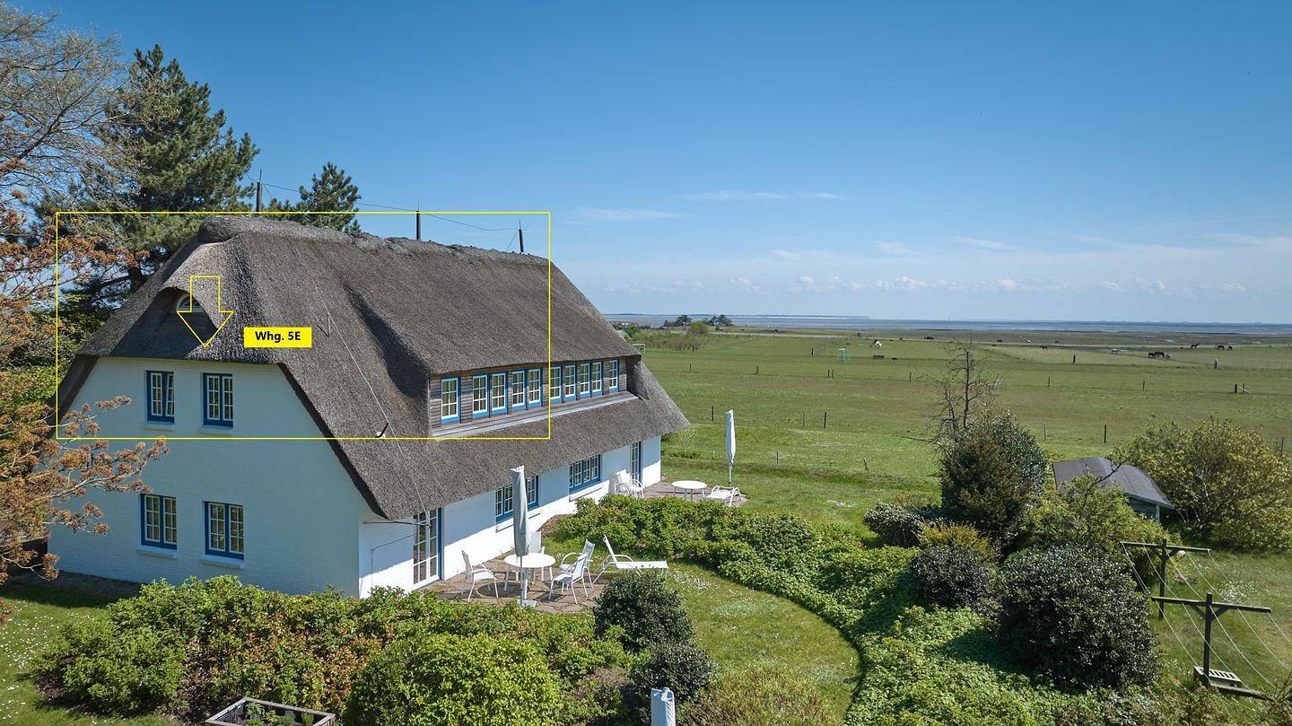 Ganze Wohnung, Urlaub mit Hund, inkl. Schwimmbad und Sauna, Og über 2 Ebenen bis 4 Personen in Norddorf, Amrum