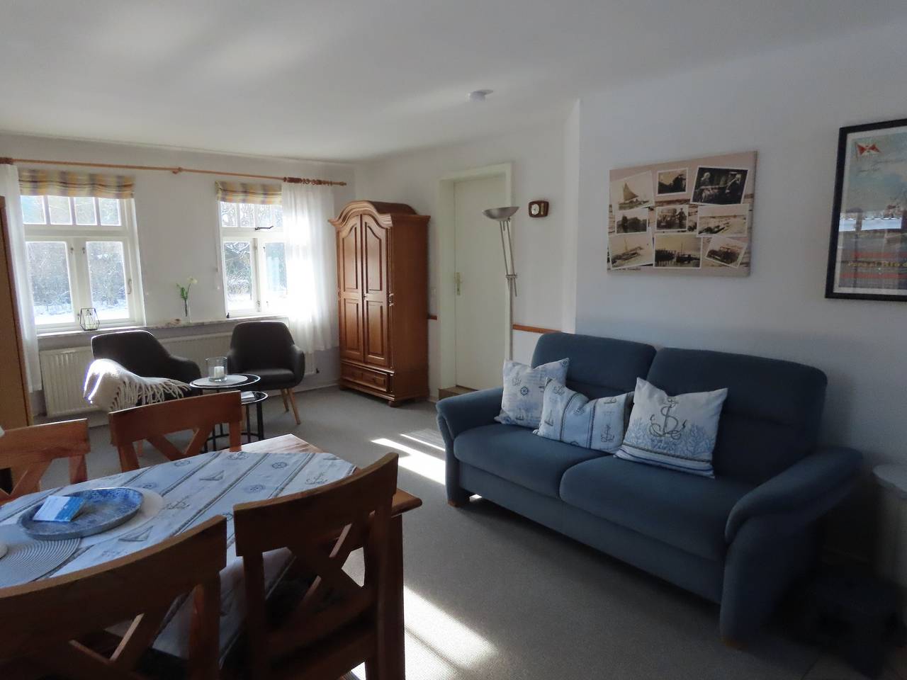 Appartement entier, Grande cour avec pelouse, abri de jardin et terrasse, Wlan in Ockholm, Nordseeküste