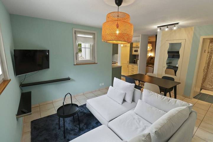 Ferienwohnung für 2 Personen, mit Garten im Drei-Seen-Land