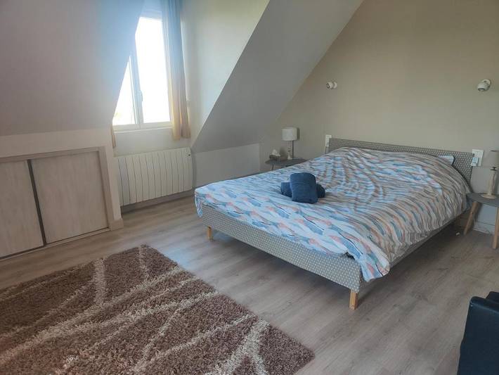 Chambre d’hôte pour 2 personnes, avec terrasse ainsi que vue et jardin