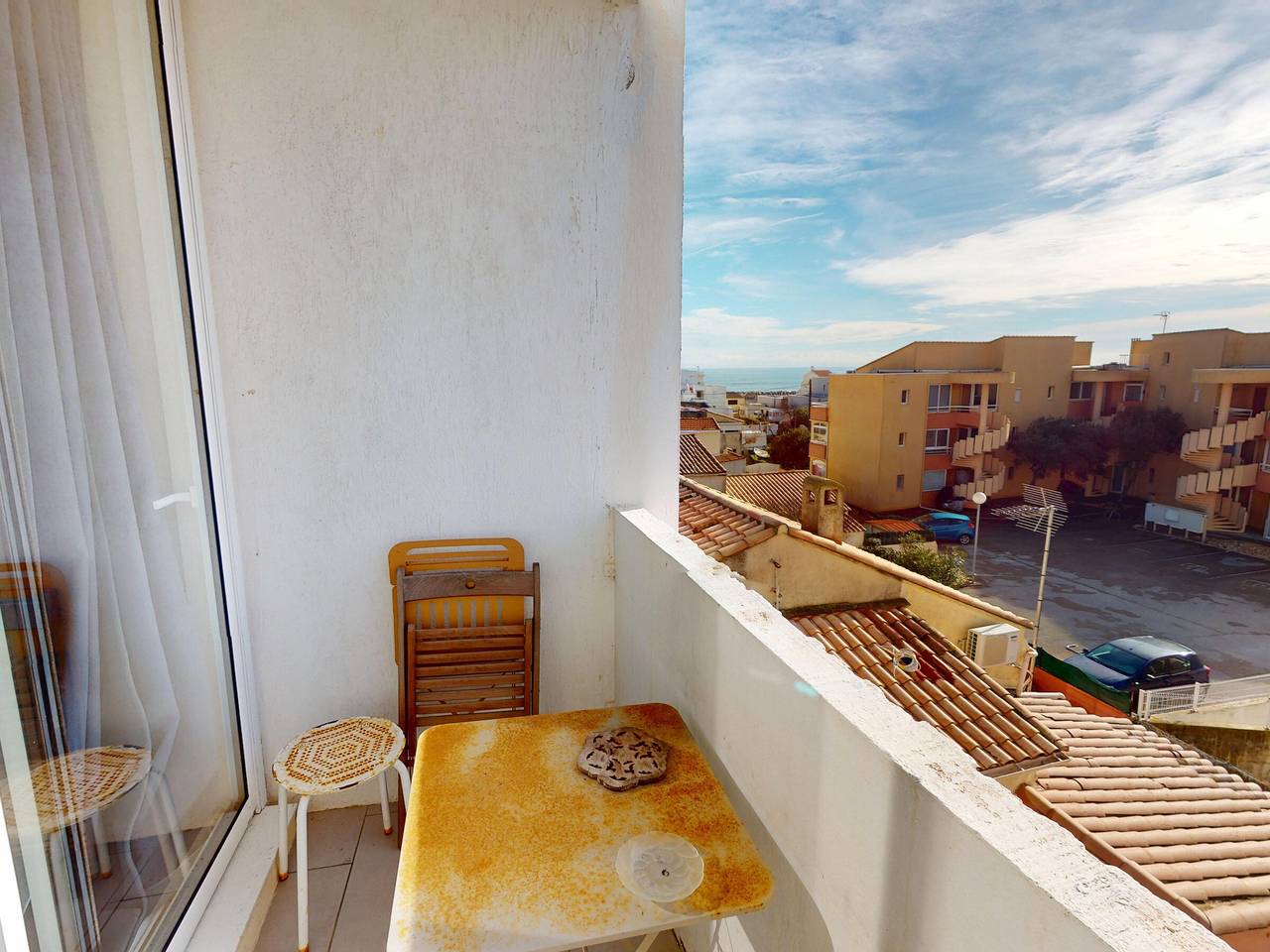 Ganze Wohnung, T2-Wohnung in Frontignan-Plage mit Terrasse und Parkplatz in Frontignan, Mittelmeerküste (Frankreich)
