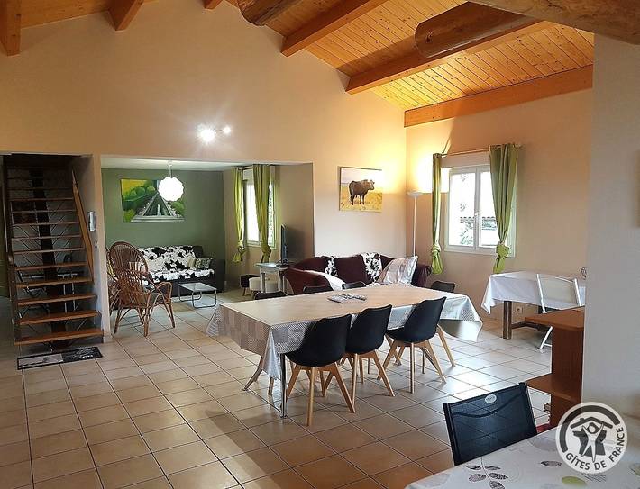 Gîte pour 9 personnes, avec jardin, animaux acceptés dans Rhône - 3