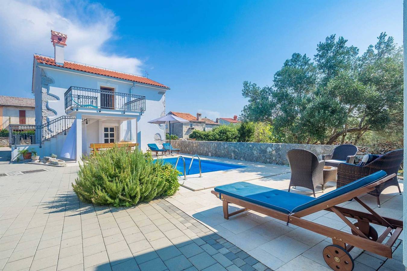 Ganze Wohnung, Schönes Ferienhaus Kornic in Krk Stadt, Krk