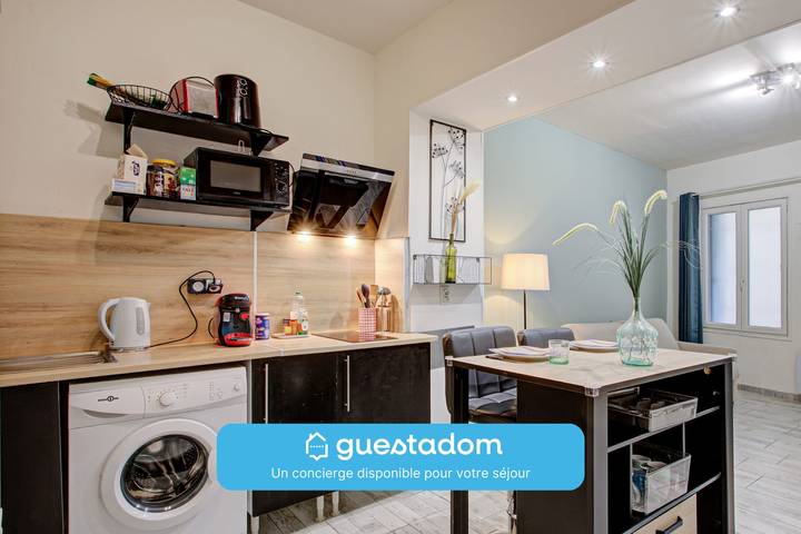 Appartement de vacances pour 2 personnes, avec jardin, adapté aux familles à Perpignan