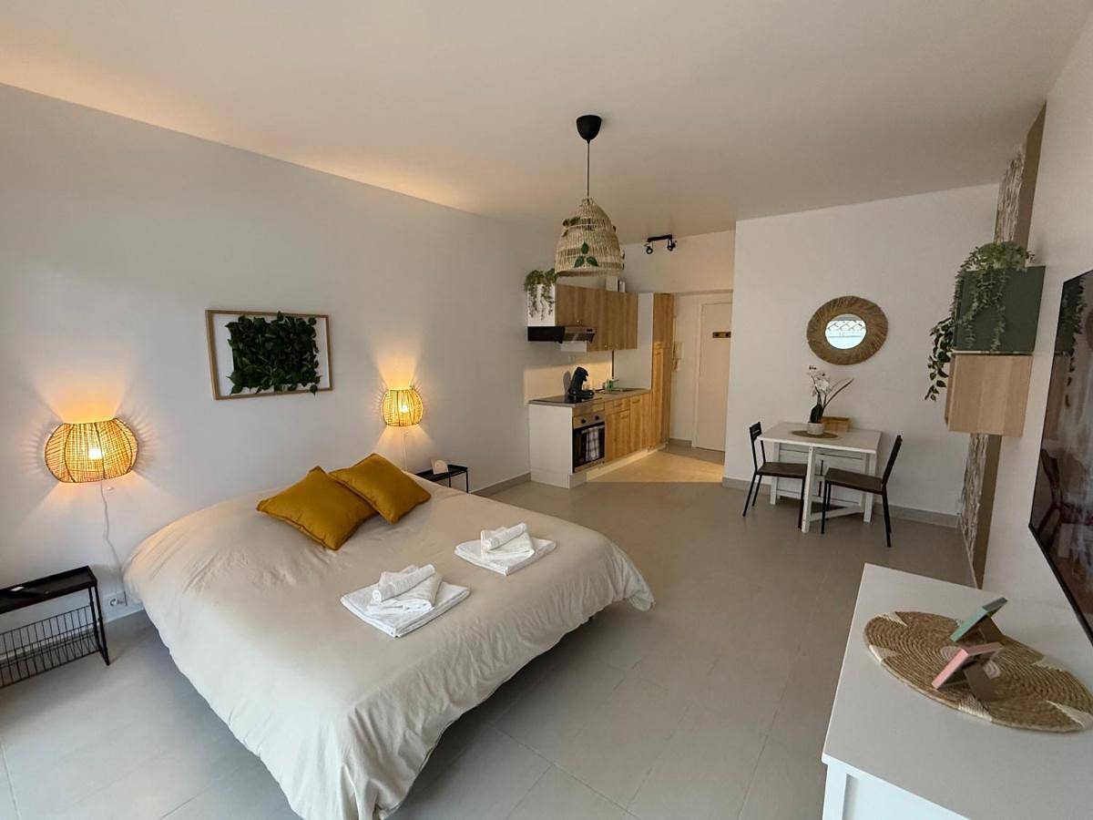 Appartement entier, Luxury Zen & Love Studio - Proche Paris & Disneyland in Neuilly-sur-Marne, Seine-Saint-Denis