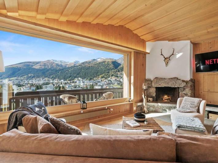 Ferienhaus für 8 Personen, mit Garten in Davos