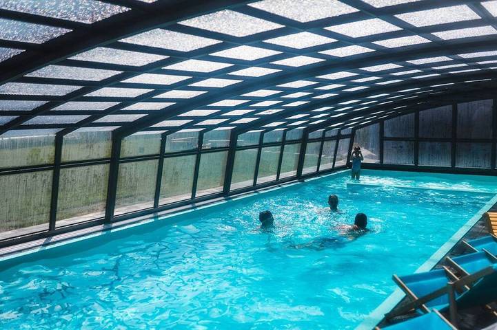 Ferienhaus für 7 Personen, mit Pool