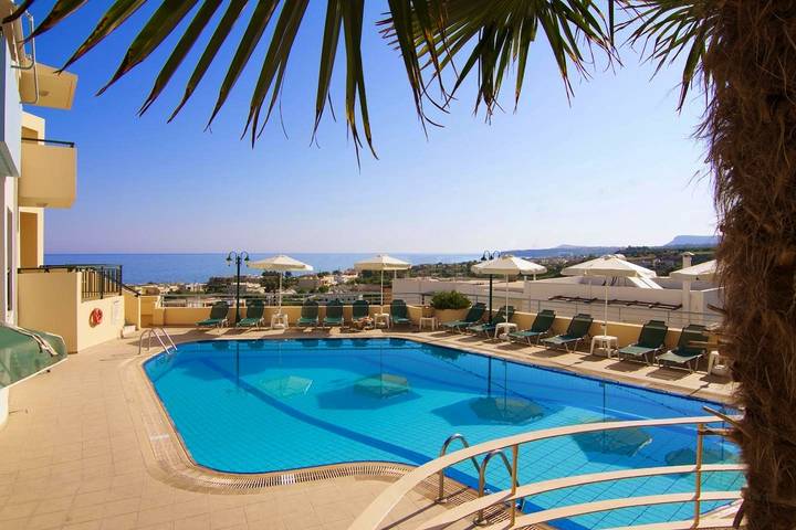 Geheel appartement, Vakantieappartement voor 4 personen met tuin in Rethymno en omgeving