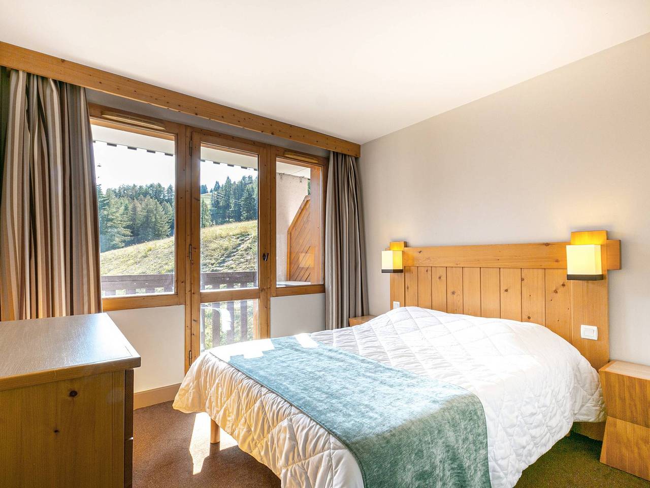 Ganze Wohnung, Gemütliche 2-Zimmer-Wohnung, 5 Pers, Balkon, La Plagne in La Plagne, Bellentre