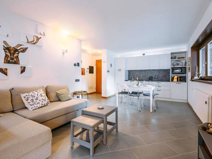 Ferienwohnung für 5 Personen, mit Balkon in Canazei