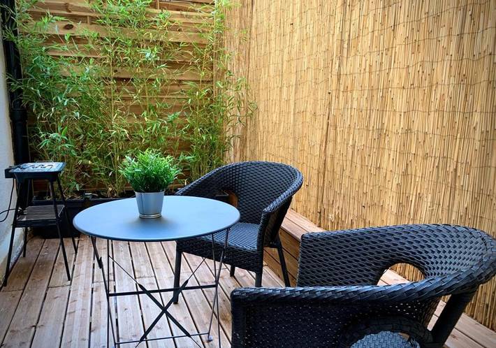Gîte pour 2 personnes, avec terrasse dans Port De Toulon