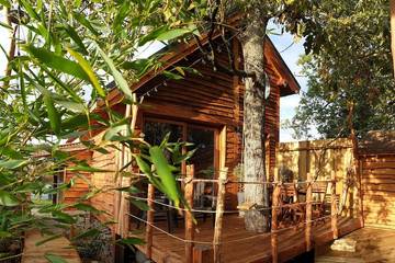 Chalet pour 2 personnes, avec terrasse dans Seine-et-Marne