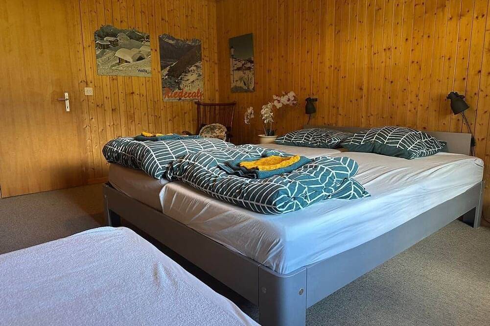 Schweizer Chalet - Wohnung im Obergeschoss in Grengiols, Aletsch Arena