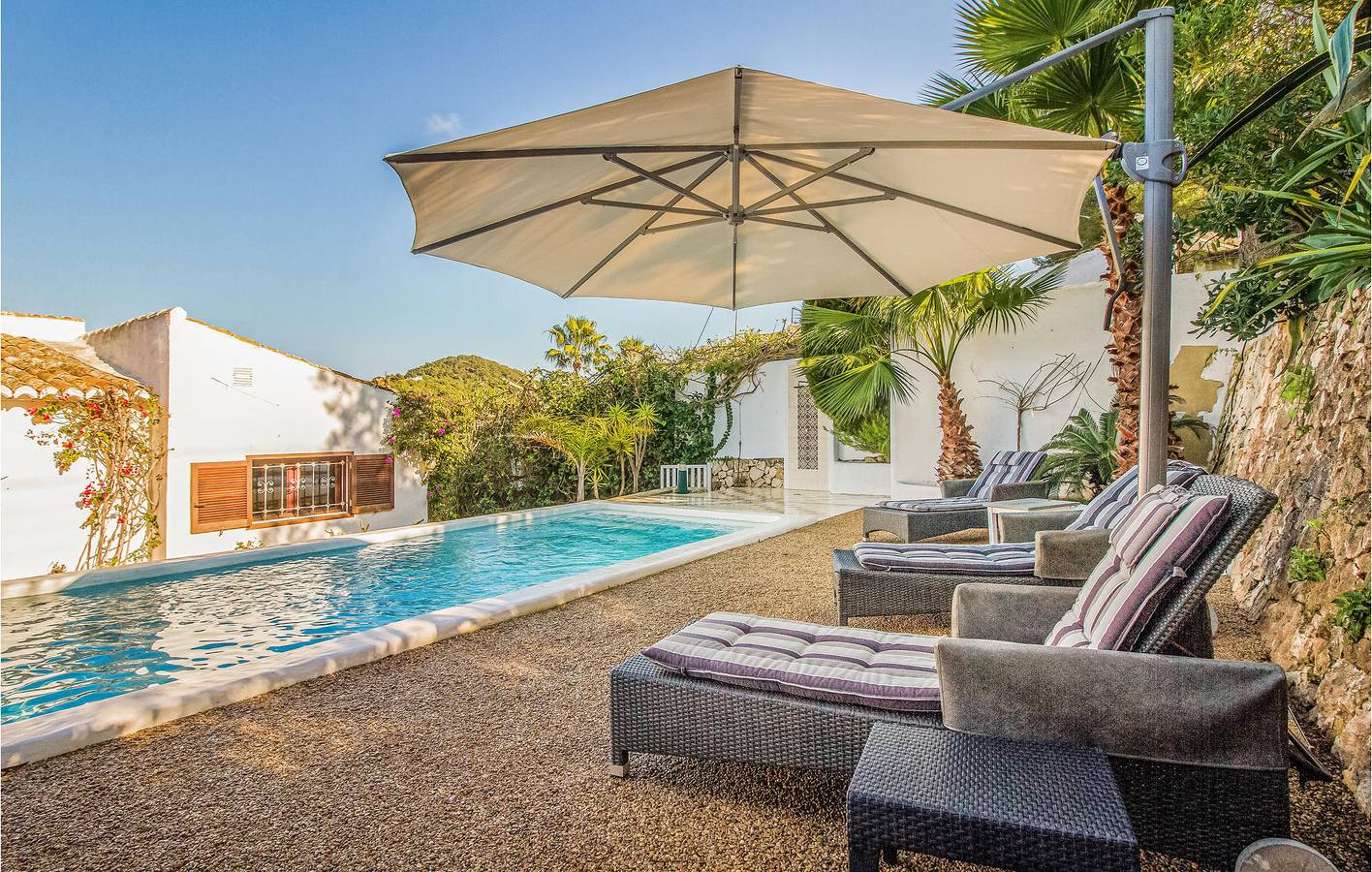 Cala Sardinera Wohnung: 200 qm, Pool, Terrasse & Parkplatz in Cap Martí, Jávea