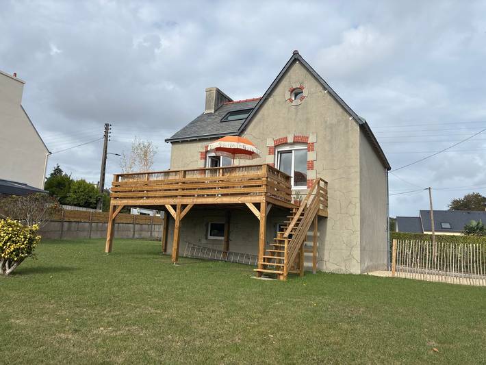 Location de vacances pour 4 personnes, avec Jardin à Plogastel-Saint-Germain