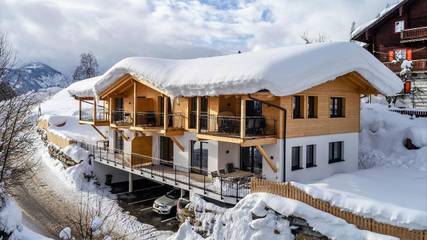 Ferienwohnung für 8 Personen, mit Garten und Terrasse sowie Sauna in Werfenweng
