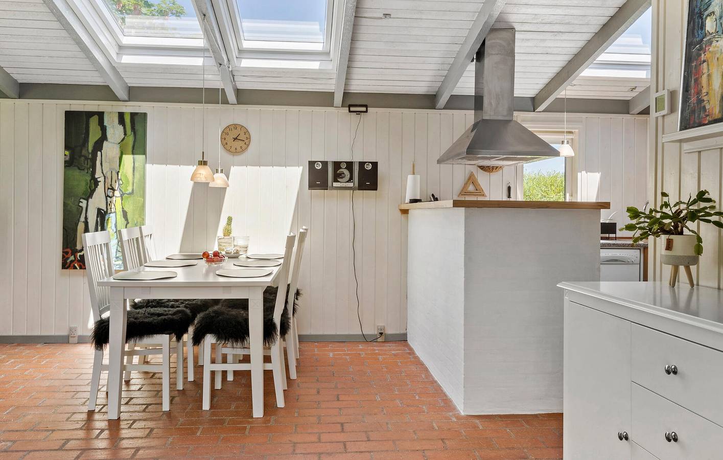 Feriehus for 6 personer med terrasse in Ejsingholm, Limfjord i Vestjylland