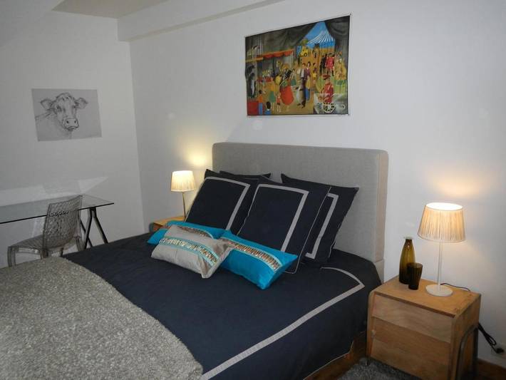 Gîte pour 2 personnes, avec terrasse ainsi que jardin et vue à Gauciel