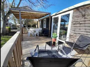 Parc de vacances pour 6 personnes, avec terrasse, animaux acceptés en Alsace