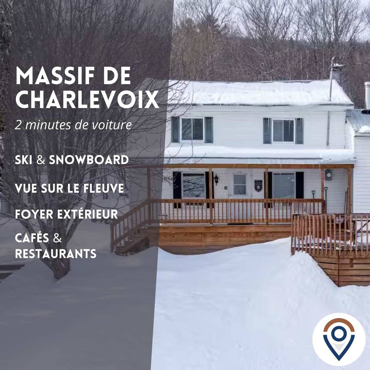 Blanche du Cap A stone s throw from Le Massif in Charlevoix in Le Massif