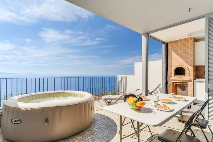 Villa para 5 pessoas, com vista e jardim em Santa Cruz