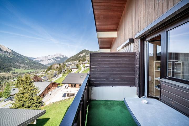 Ganze Wohnung, Appartement „Côté Soleil“ mit Bergblick, Balkon und WLAN in Châtel, Les Portes du Soleil