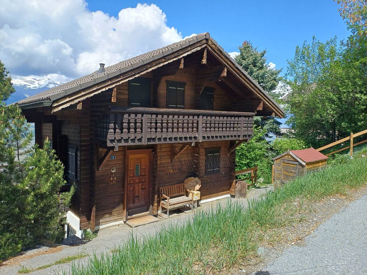 Chalet Le Trèfle in Les Agettes, Walliser Alpen