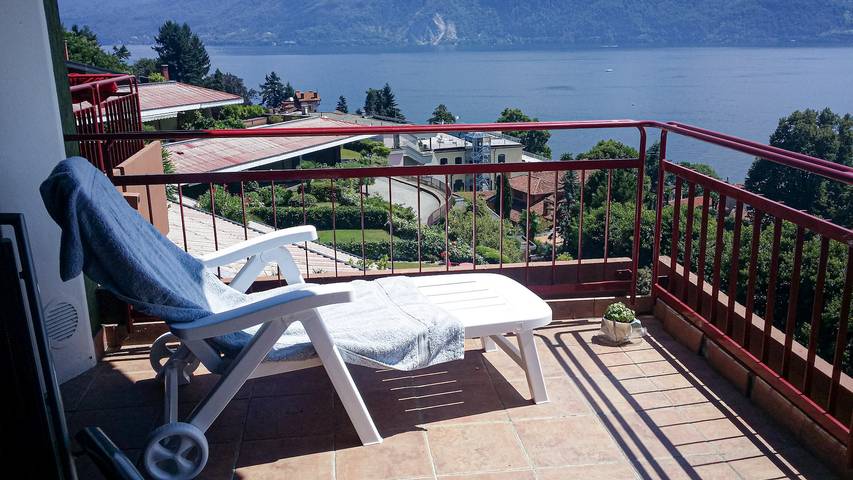 Ferienwohnung für 4 Personen, mit Balkon und Ausblick sowie Seeblick und Pool am Lago Maggiore - 4