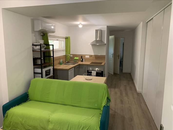 Apartamento de vacaciones para 4 personas, con piscina y jardín - 1