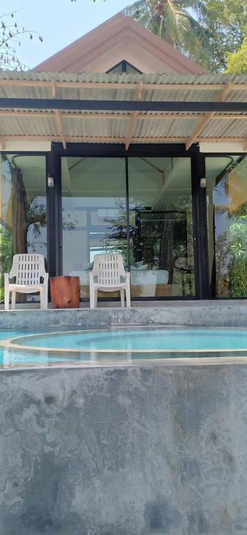 Station pour 2 personnes, avec balcon ainsi que jardin et vue dans Ko Mook