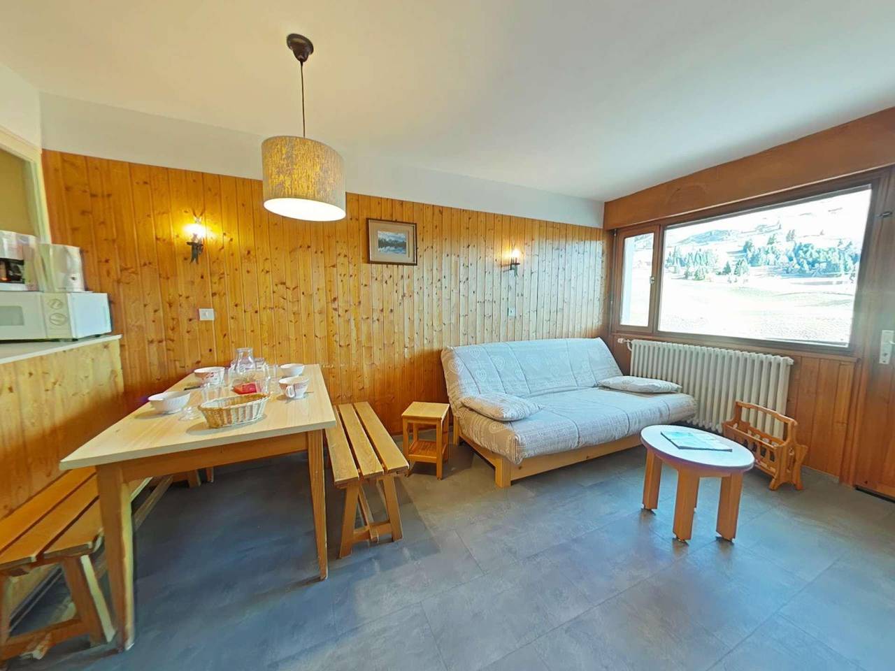 Ganzes Studio, Résidence les Roches Fleuries - Studio für 4 Personen (2D) in Chinaillon, Le Grand-Bornand