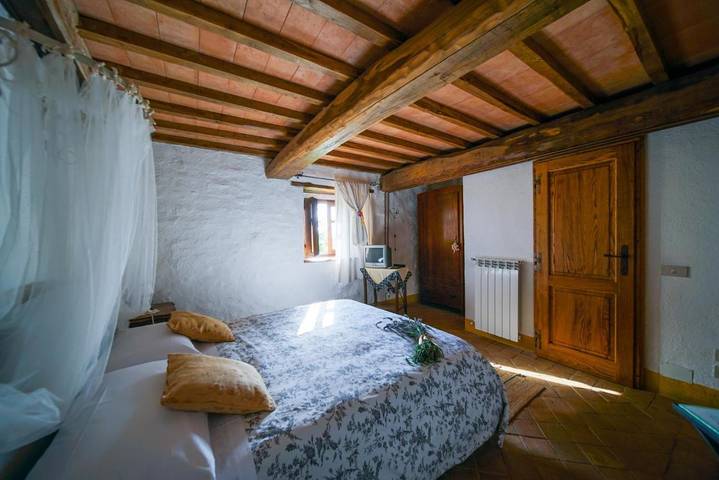 Chambre d’hôte pour 2 personnes, avec vue ainsi que vue sur le lac et jardin, animaux acceptés en Toscane - 4