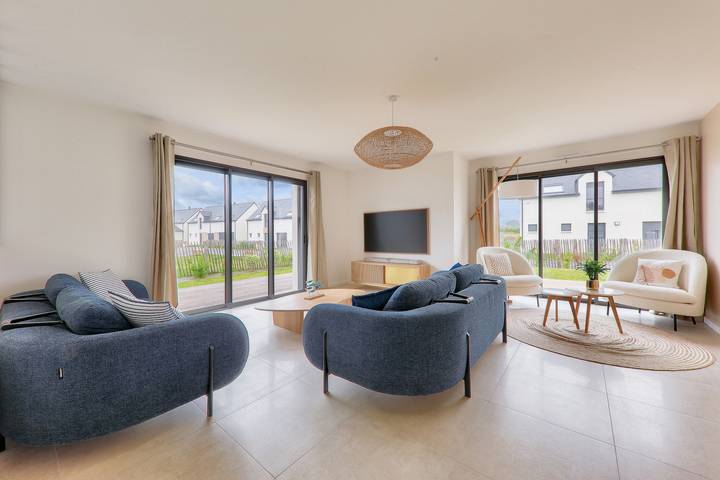 Maison de vacances pour 10 personnes, avec terrasse et jardin à Saint-Philibert