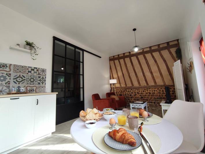 Gîte pour 2 personnes, avec terrasse et jardin, animaux acceptés dans Daubeuf-Serville - 3