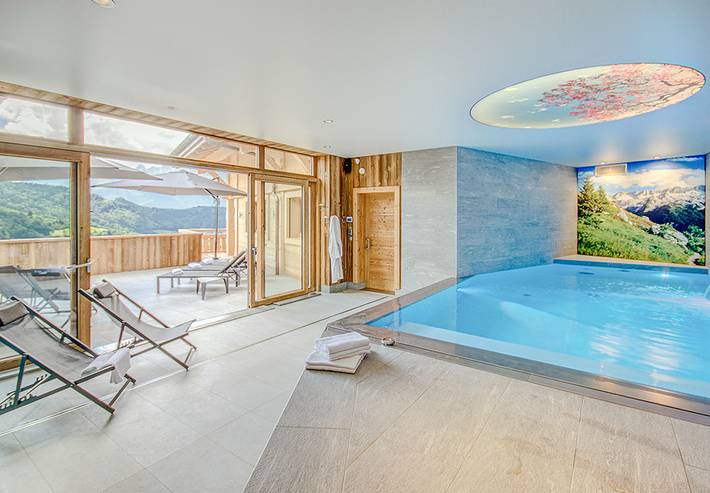 Chalet pour 14 personnes, avec vue ainsi que terrasse et sauna à Manigod - 2