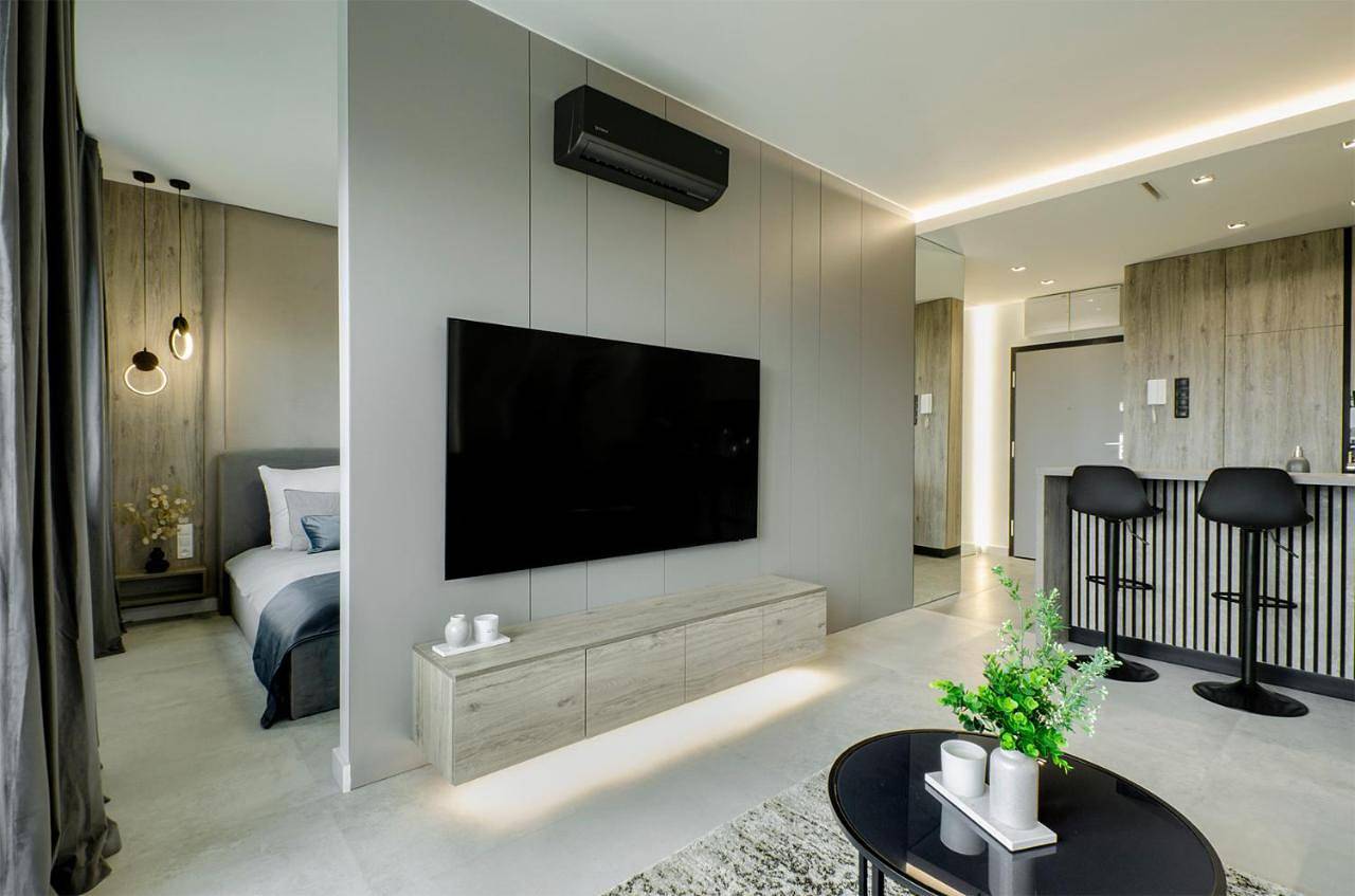 Cały apartament, Sky Home- Penthouse Sky -Manufaktura, Bezpłatny, Parking, Klimatyzacja, Dostęp na Kod in Łódź, Województwo łódzkie