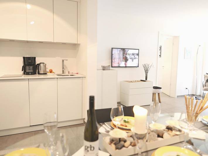 Ganze Wohnung, Hochwertige 2-Zimmer-Ferienwohnung mit Terrasse und Fußbodenheizung in Westerland, Sylt (Gemeinde)