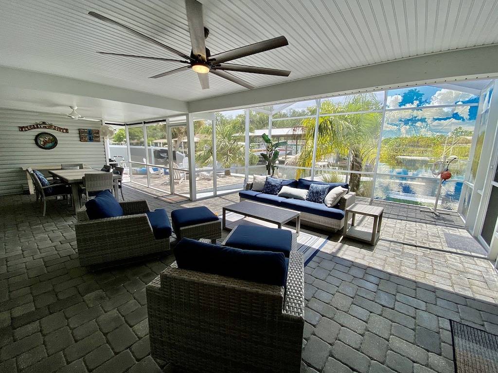 Waterfront Oasis with Private Dock & Huge Patio – Minutes to the Springs! in Homosassa, Citrus County